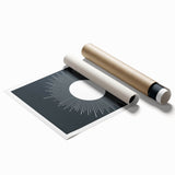 Radiating Sun - Boys Room Wall Art Kids Wall Art Prints