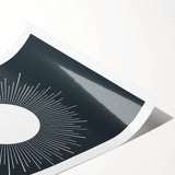 Radiating Sun - Boys Room Wall Art Kids Wall Art Prints