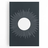 Radiating Sun - Boys Room Wall Art Kids Wall Art Prints