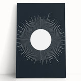 Radiating Sun - Boys Room Wall Art Kids Wall Art Prints