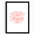 Girls Bedroom Art – Little Angel Nursery Wall Decor
