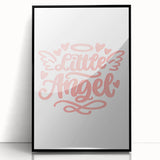 Girls Bedroom Art – Little Angel Nursery Wall Decor