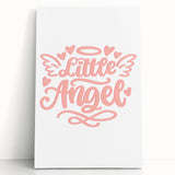 Girls Bedroom Art – Little Angel Nursery Wall Decor