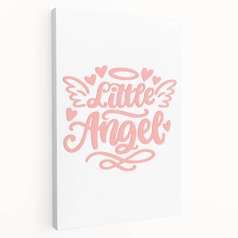 Girls Bedroom Art – Little Angel Nursery Wall Decor
