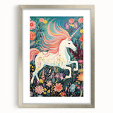 Nursery Wall Art - Magical Unicorn Fantasy Kids Room Print