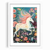 Nursery Wall Art - Magical Unicorn Fantasy Kids Room Print