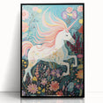 Nursery Wall Art - Magical Unicorn Fantasy Kids Room Print