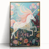 Nursery Wall Art - Magical Unicorn Fantasy Kids Room Print