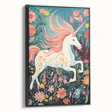 Nursery Wall Art - Magical Unicorn Fantasy Kids Room Print