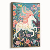 Nursery Wall Art - Magical Unicorn Fantasy Kids Room Print