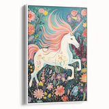 Nursery Wall Art - Magical Unicorn Fantasy Kids Room Print