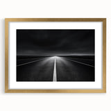 Elegant gold landscape frame with a white mat, showcasing a vibrant artwork print. Ideal for home decor, it adds a touch of sophistication to any room.