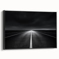 Framed landscape canvas art showcasing an abstract design with vibrant colors and a sleek black frame, ideal for modern home decor. Perfect for adding a touch of elegance to any room.