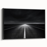 Framed landscape canvas art showcasing an abstract design with vibrant colors and a sleek black frame, ideal for modern home decor. Perfect for adding a touch of elegance to any room.