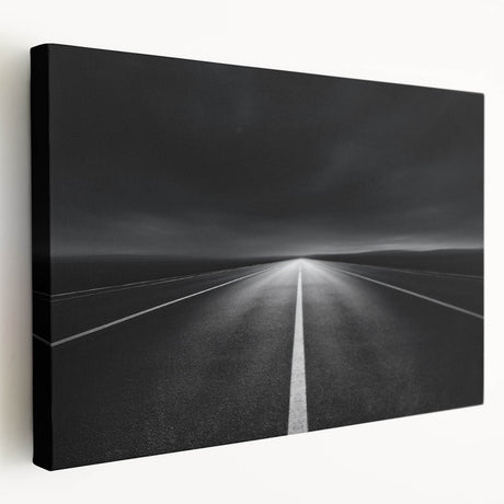 Stretched canvas artwork showcasing a vibrant landscape design, viewed from the side, highlighting color depth and texture. Ideal for home decor enhancement.
