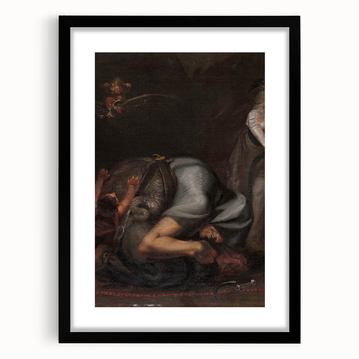 Medieval Wall Art - Gothic "The Mandrake: A Charm" Historical Print