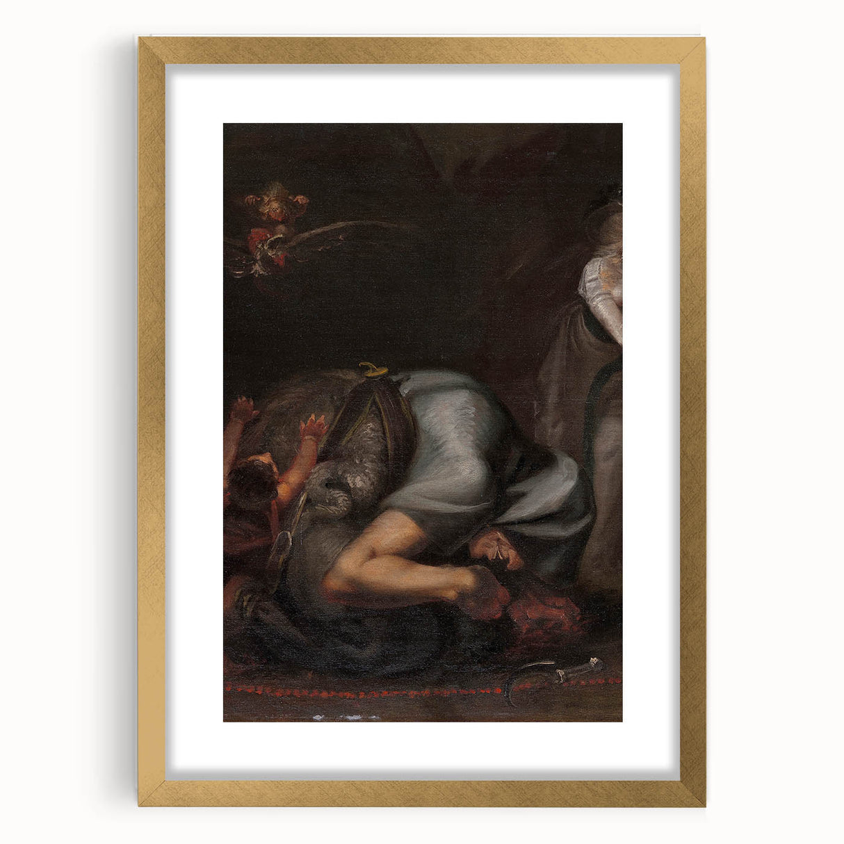 Medieval Wall Art - Gothic "The Mandrake: A Charm" Historical Print
