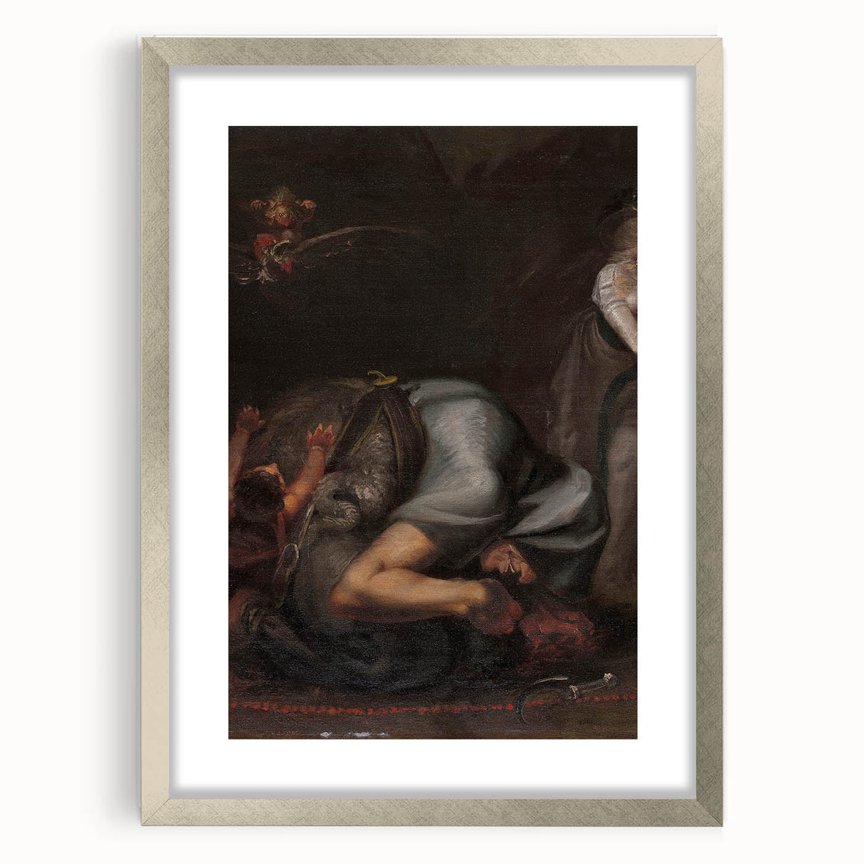 Medieval Wall Art - Gothic "The Mandrake: A Charm" Historical Print