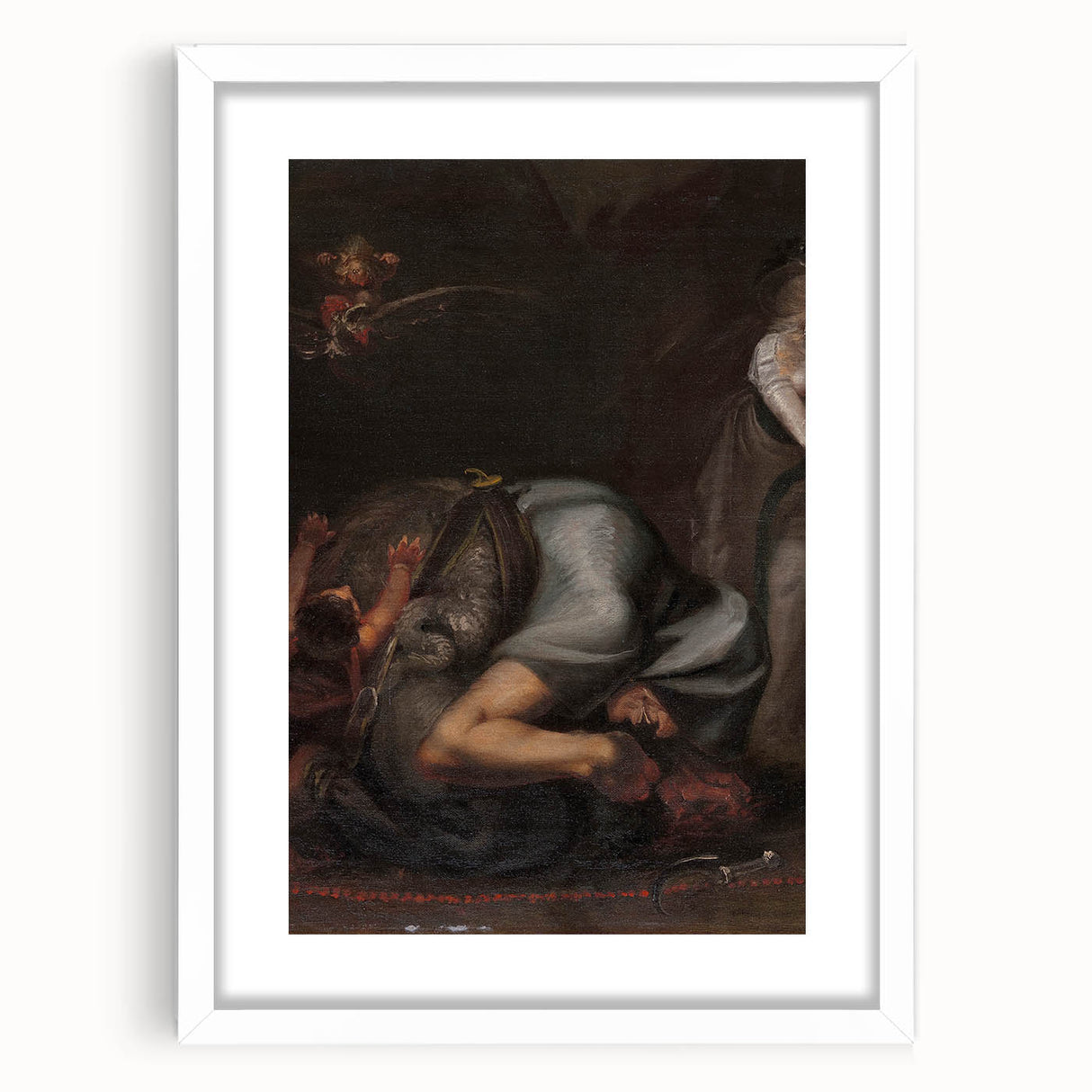 Medieval Wall Art - Gothic "The Mandrake: A Charm" Historical Print