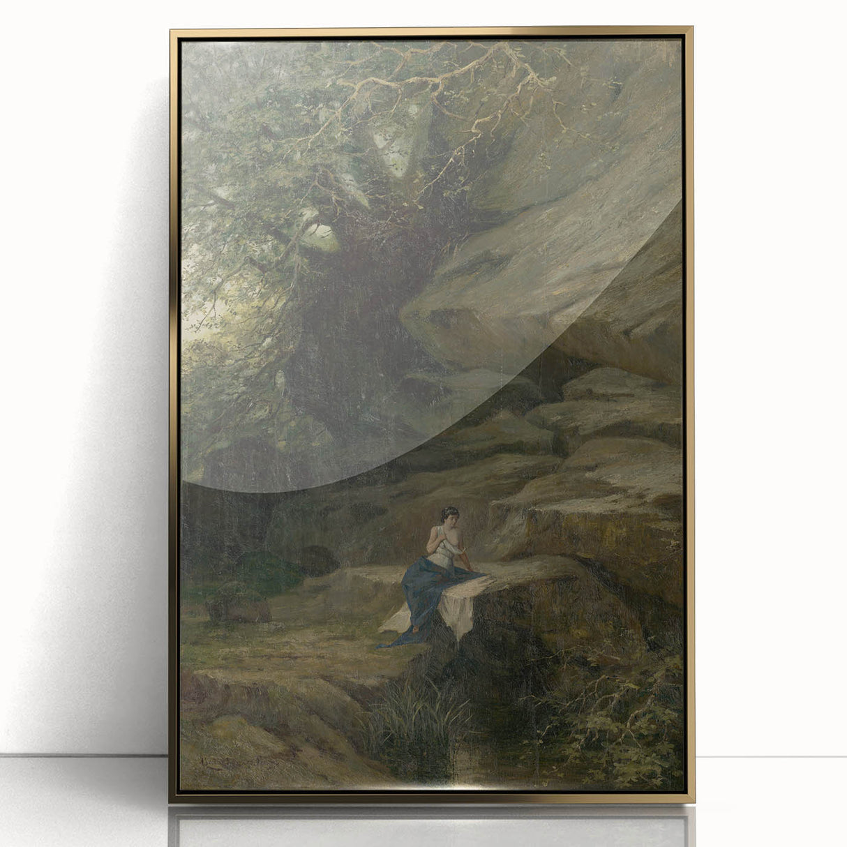 Nature-Inspired Modern Art Print - Serene Landscape Wall Decor