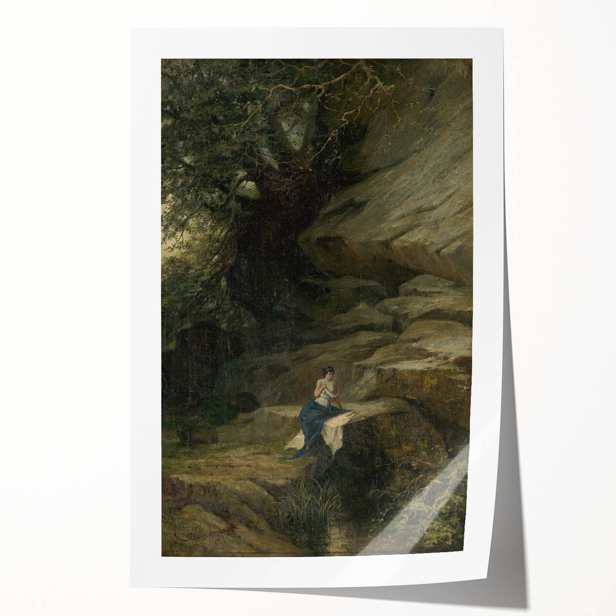 Nature-Inspired Modern Art Print - Serene Landscape Wall Decor