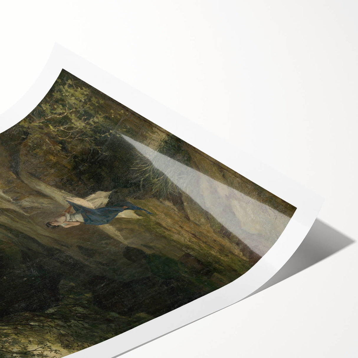 Nature-Inspired Modern Art Print - Serene Landscape Wall Decor