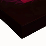 Vibrant Pop Art Canvas - Neon Low-Poly Portrait Wall Art Print