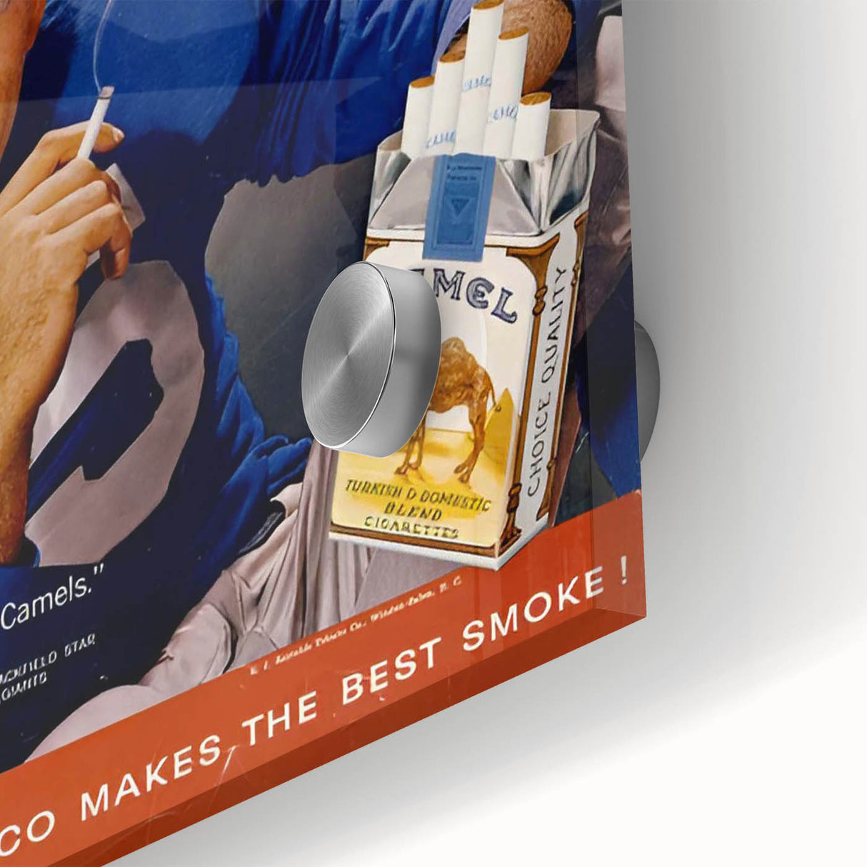 Retro Camel Cigarettes Ad – Vintage Print for Nostalgic Wall Art