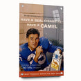 Retro Camel Cigarettes Ad – Vintage Print for Nostalgic Wall Art