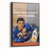 Retro Camel Cigarettes Ad – Vintage Print for Nostalgic Wall Art