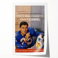 Retro Camel Cigarettes Ad – Vintage Print for Nostalgic Wall Art