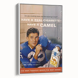 Retro Camel Cigarettes Ad – Vintage Print for Nostalgic Wall Art