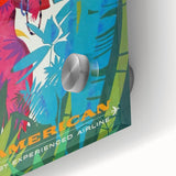 Caribbean Retro Wall Art – Vintage Pan American Poster Print