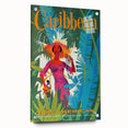 Caribbean Retro Wall Art – Vintage Pan American Poster Print