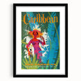 Caribbean Retro Wall Art – Vintage Pan American Poster Print