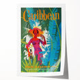 Caribbean Retro Wall Art – Vintage Pan American Poster Print