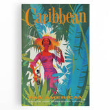 Caribbean Retro Wall Art – Vintage Pan American Poster Print