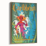 Caribbean Retro Wall Art – Vintage Pan American Poster Print