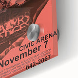 AC/DC Retro Poster Art – Vintage Rock Wall Art Print