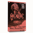 AC/DC Retro Poster Art – Vintage Rock Wall Art Print
