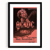 AC/DC Retro Poster Art – Vintage Rock Wall Art Print
