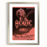 AC/DC Retro Poster Art – Vintage Rock Wall Art Print