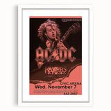 AC/DC Retro Poster Art – Vintage Rock Wall Art Print