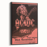 AC/DC Retro Poster Art – Vintage Rock Wall Art Print