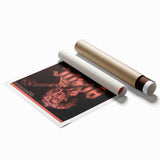 AC/DC Retro Poster Art – Vintage Rock Wall Art Print