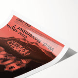 AC/DC Retro Poster Art – Vintage Rock Wall Art Print