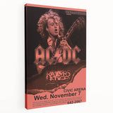 AC/DC Retro Poster Art – Vintage Rock Wall Art Print