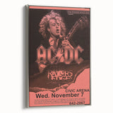 AC/DC Retro Poster Art – Vintage Rock Wall Art Print