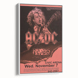 AC/DC Retro Poster Art – Vintage Rock Wall Art Print