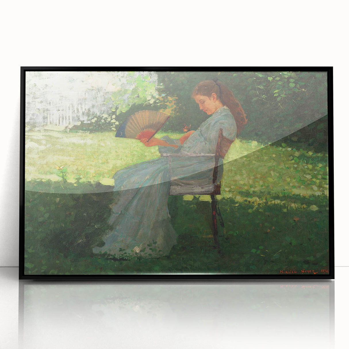 Realism Art Print – The Butterfly by Winslow Homer | Realistic Wall Art